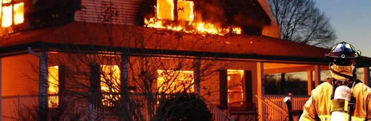 fire damage repair emergency response at a residential property affected by an active house fire in Pasadena, CA